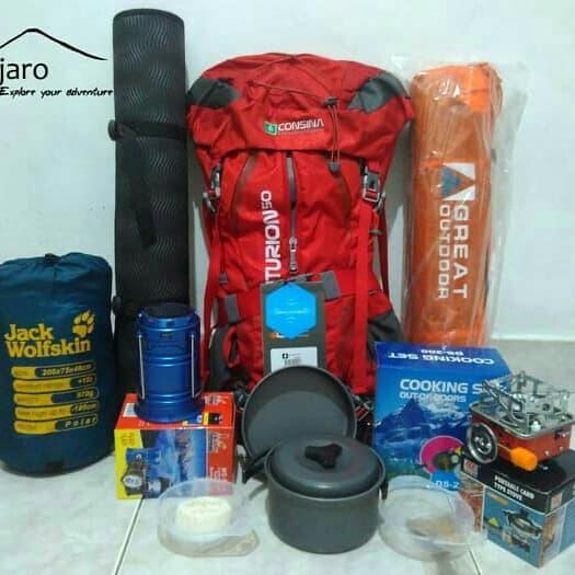 Paket Perlengkapan Outdoor Pendakian Gunung Murah Centurion 50 L