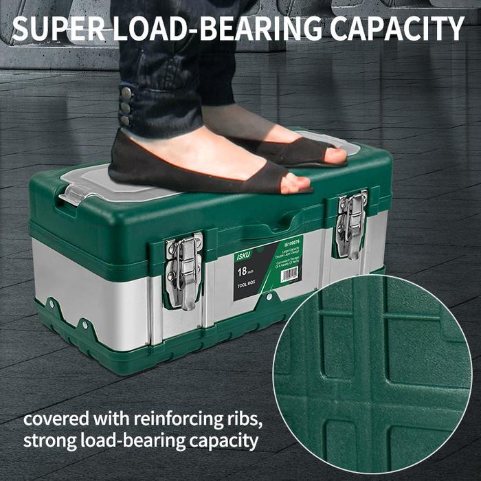 Terbaru Isku Tool Box Besar 20 Inch Kotak Perkakas Stainless Besar Tool Box Free Bubble Wrap