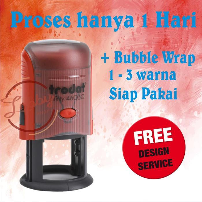 Stempel Trodat Bulat Stempel Praktis Otomatis Bulat Kecil Bulat Besar Diskon Sale
