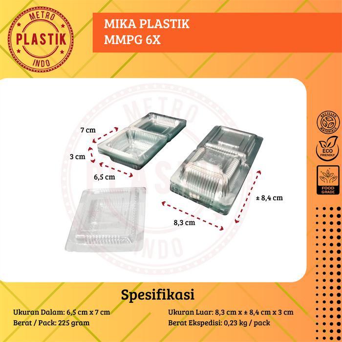 Terbaru 100Pcs Mika Plastik Mmpg 6X / Mika Kue Makanan 6Xc / Mika Mmpg 6X / 6Xc Food Grade