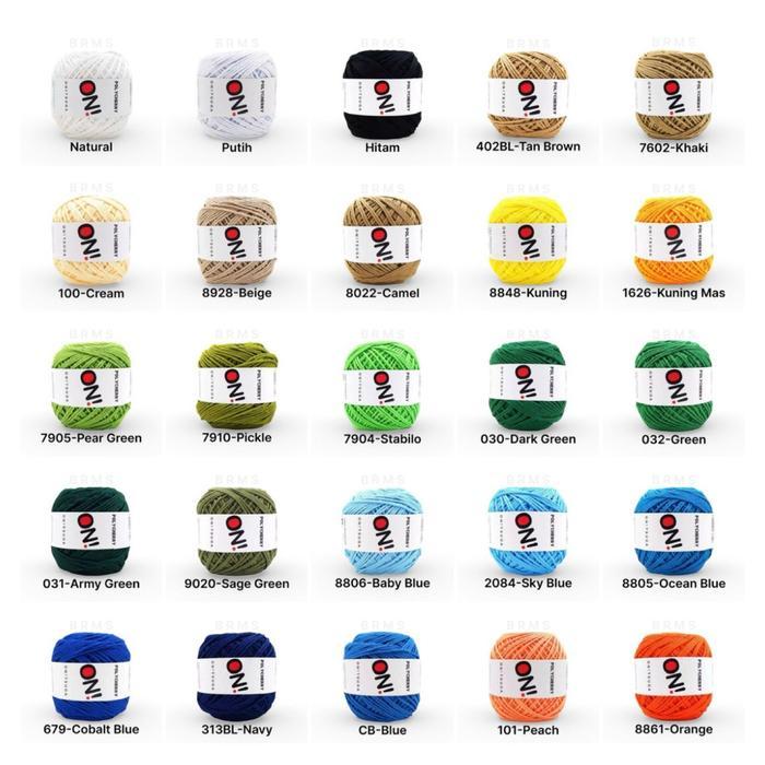 Benang Rajut Polyester Polycherry Grosir 10 Gulung Bisa Campur Warna