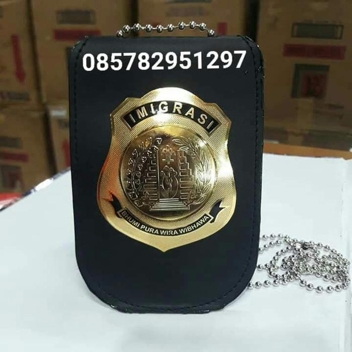 TERLARIS Kalung Lencana KTA / name tag IMIGRASI READY