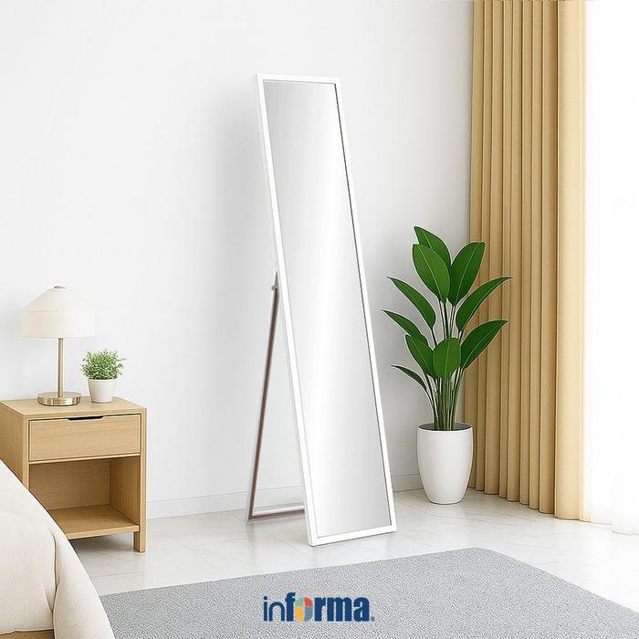 Informa 33X5X150 Cm Cermin Lantai Standing Mirror Cermin Panjang Cermin Berdiri Floor Mirror Pasti