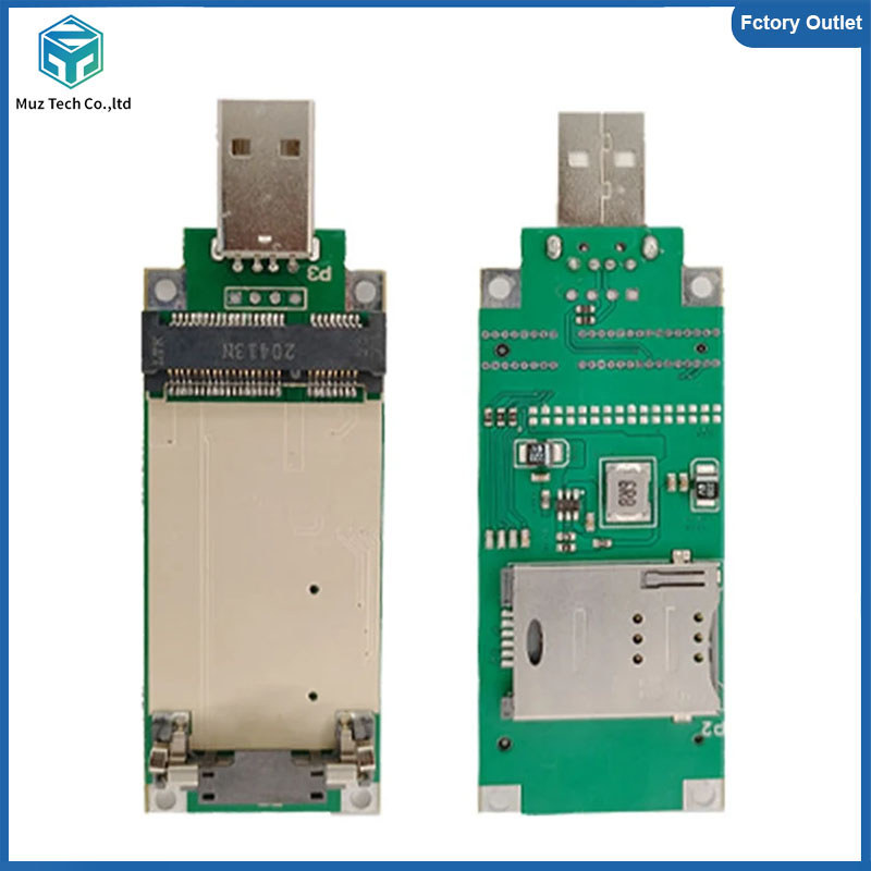 Minipcie to USB Adapter Board With SIM Card Slot for 3G 4G EC21-E MC7455 ME909S-120 LE910-EU EC25-E