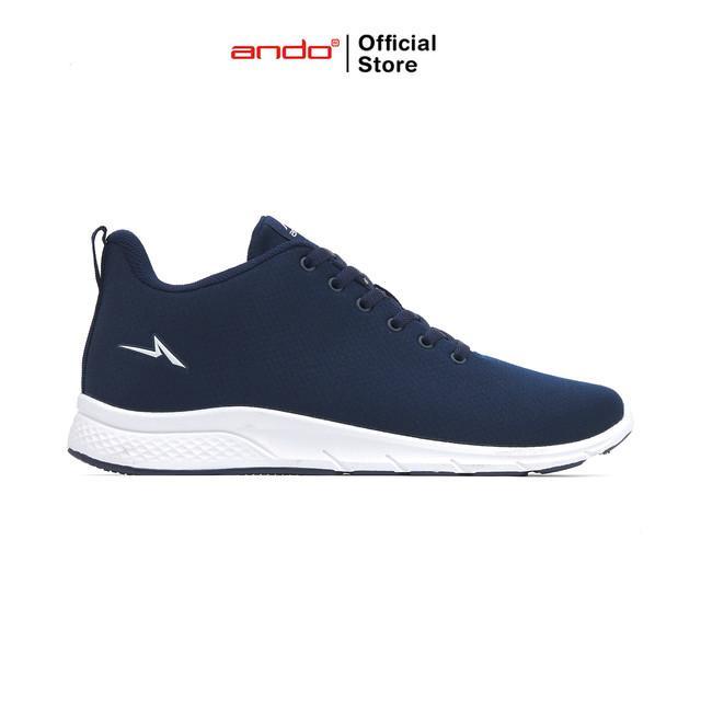 Ando Sepatu Sneakers Ravi Pria - Biru Tua - BIRU TUA, 39