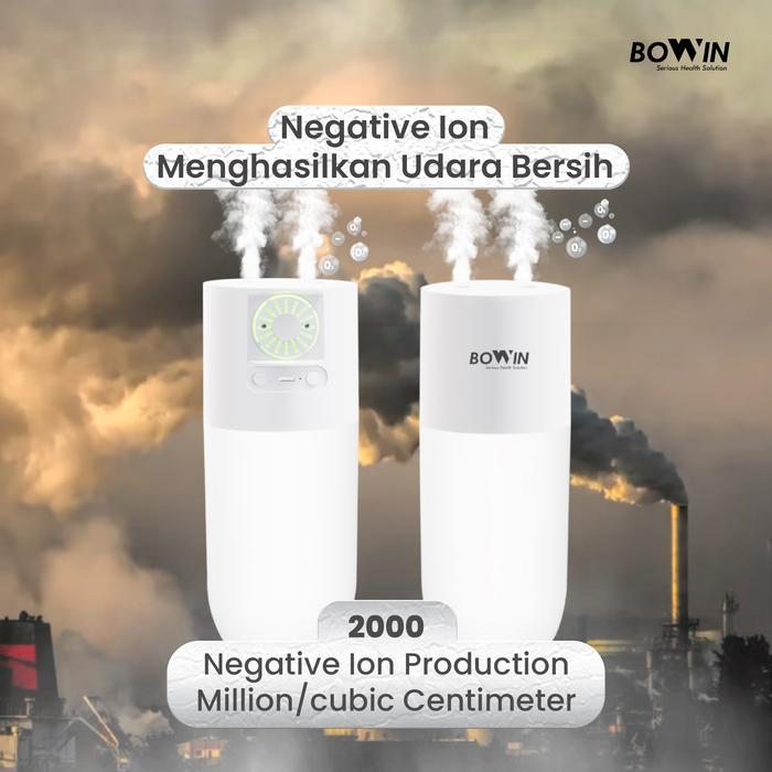 Bowin Oxy H2O (4In1: Air Humidifier, Purifier, Diffuser, Lampu Tidur)