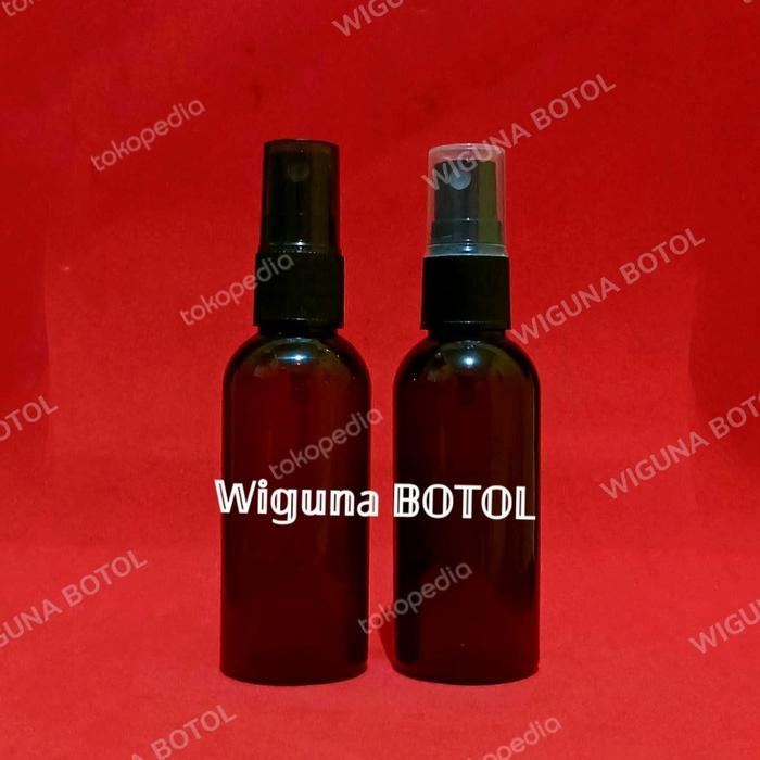 Botol Spray 60 ML Amber / Botol 60ml Spray / Botol 60ml Coklat Spray
