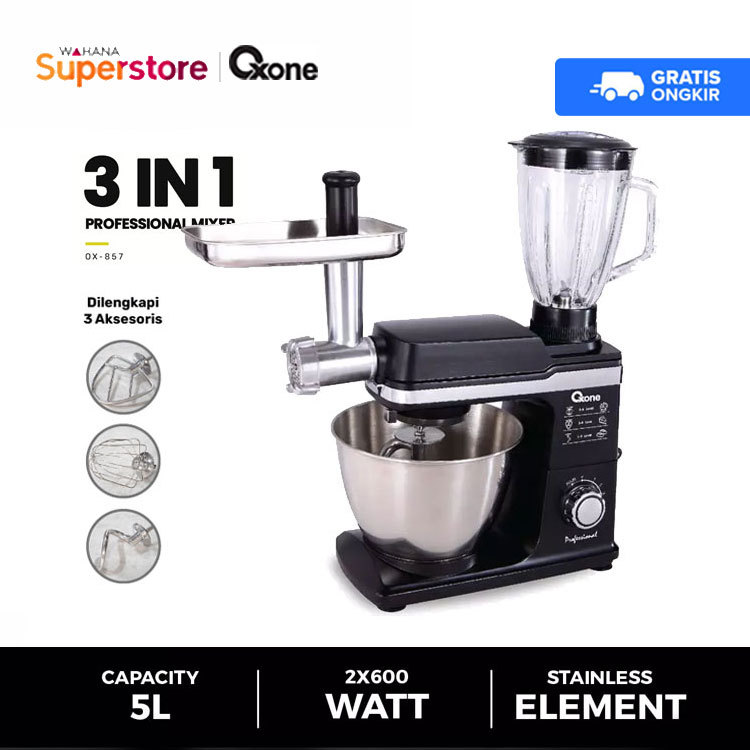 Oxone Stand Mixer 3in1 Professional Blender - OX857 | OX-857