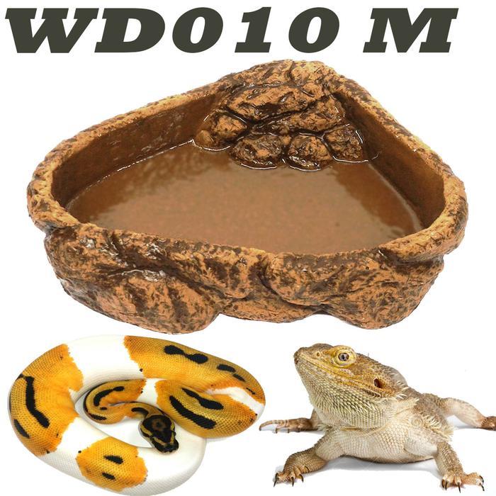 Wd010 Waterdish Water Feeding Dish Tempat Makan Minum Bearded Dragon Bd Dunner Pogona Mitchelli Ular