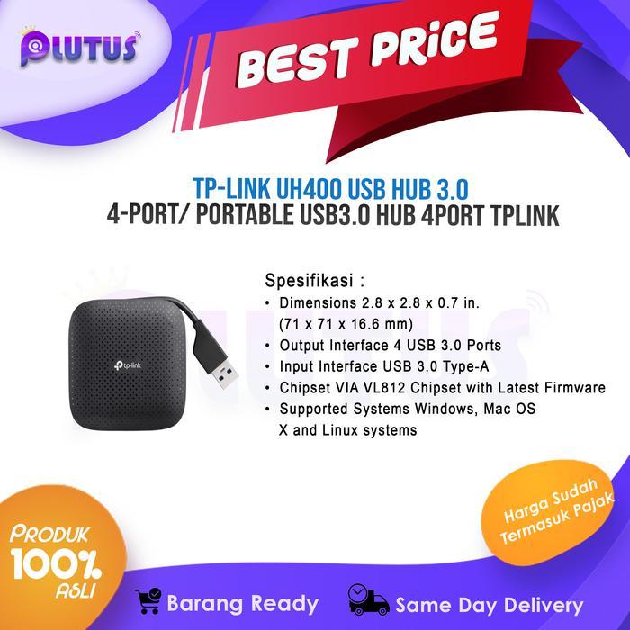 Tp-Link Uh400 Portable Usb Hub 4 Port Tplink