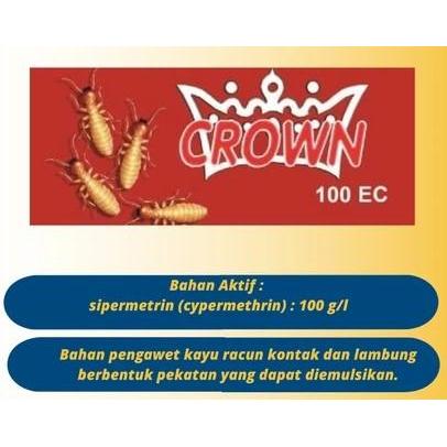 CROWN Obat Anti Rayap Ampuh Pembasmi Rayap Kayu & Tanah Perlindungan Rumah & Furniture Tidak Berbau