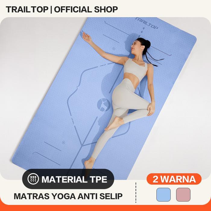 Nirvana Active - Trailtop Yoga Mat Tpe Matras Olahraga Matras Yoga Anti Slip Karpet Olahraga Tebal