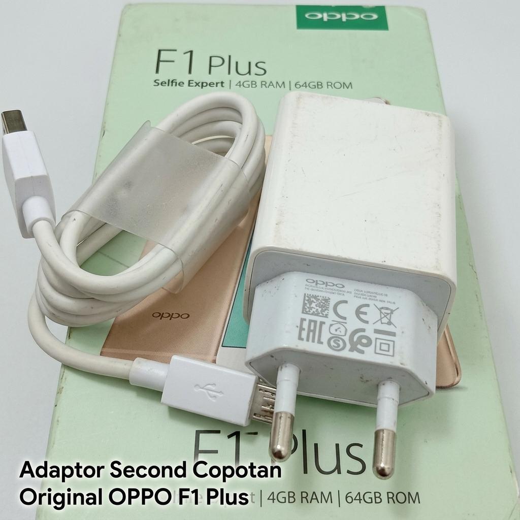 Charger OPPO AK931YHID Original Second Kepala Cas 5W OPPO F1 Plus