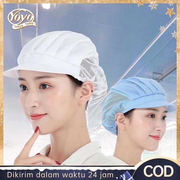 Ada Stok Topi Chef Koki Topi Masak Topi Kitchen Hitam Topi Chef Putih Porositas Topi Chef Jaring
