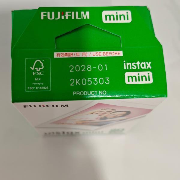 Flash Sale Refill Fujifilm Instax Mini Putih Polos 20 Lembar - Expired Sampai 2028 Original