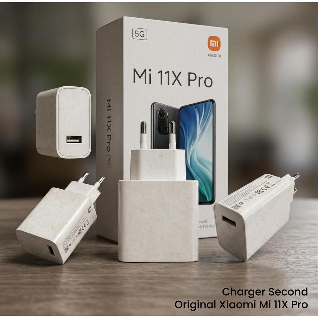 Charger HP Xiaomi MDY-11-EZ Second Ori Turbo Charging 33W 11V 3A White Port Mi 11X Pro