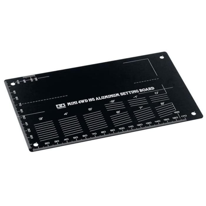 95507 TAMIYA Mini 4WD HG Aluminum Setting Board (Black)