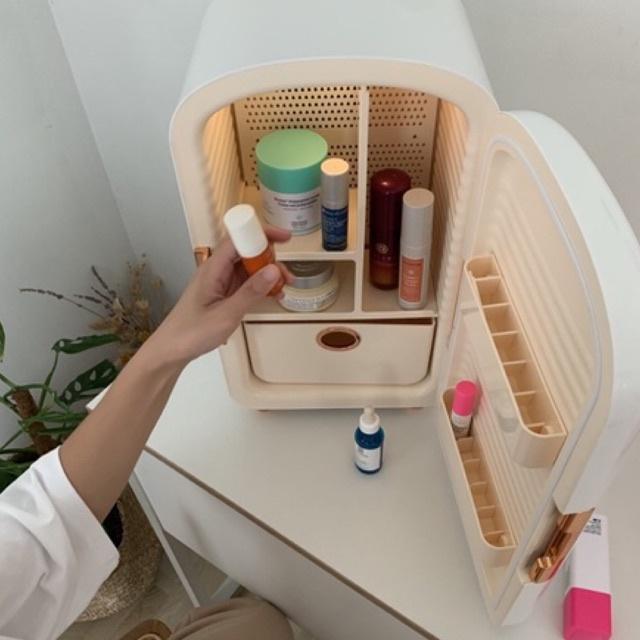 Produk 12L Mini Fridge Kulkas skincare Kulkas mini portable kecil