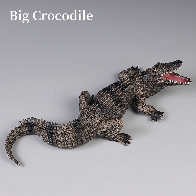 Nile Crocodile Alligator Sinensis Emperor Crocodile Wild Animal Model Action Figures PVC Educational
