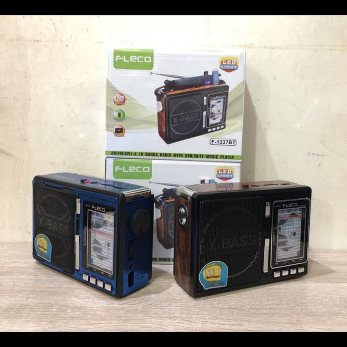 Radio Jadul Fleco 1337Bt - Radio Klasik Fleco - Radip Portable Fleco