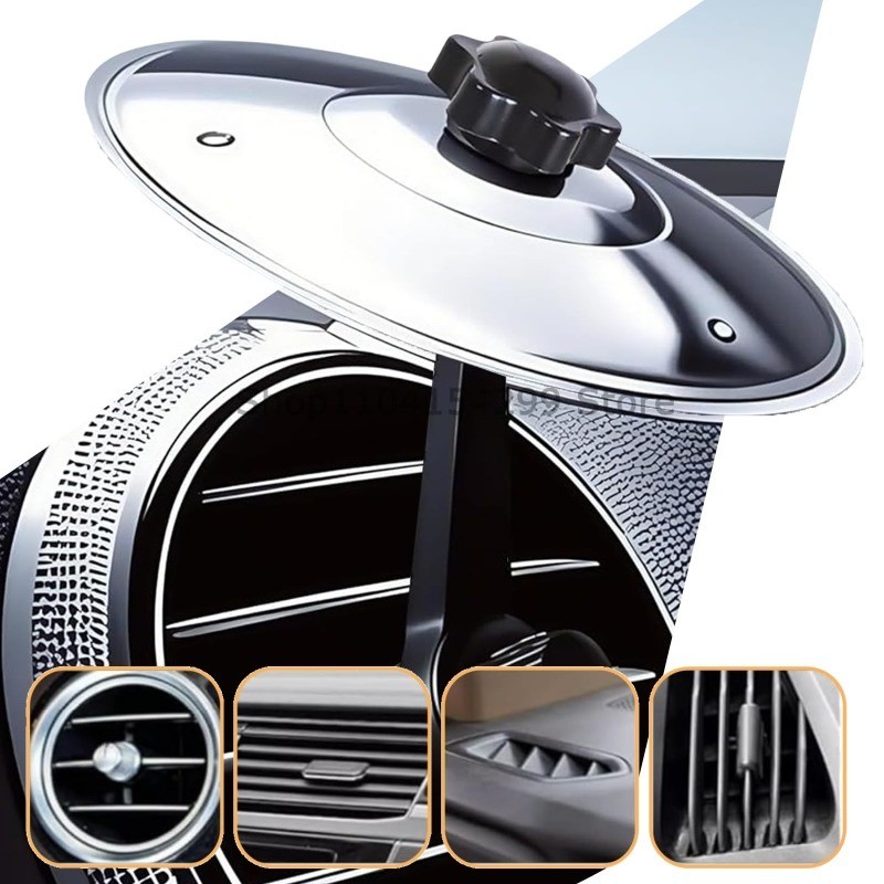 Car Crash Cymbal Air Vent Mini Drum Car Hand-Shooting Cymbals Car Drum Cymbal Air Vent Musical