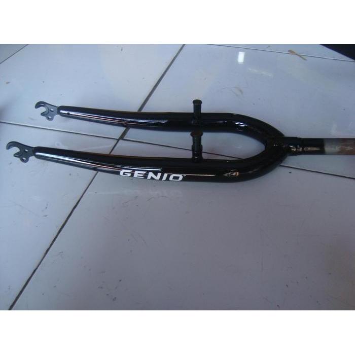 Promo Fork 26 Genio Standar Hitam Free Bubble Wrap