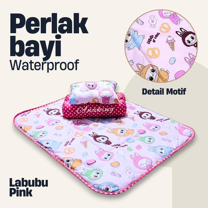 Perlak Bayi Waterproof Anaking Matras Perlak Bayi Alas Tidur Anti Ompol Waterproof Bahan Katun Set