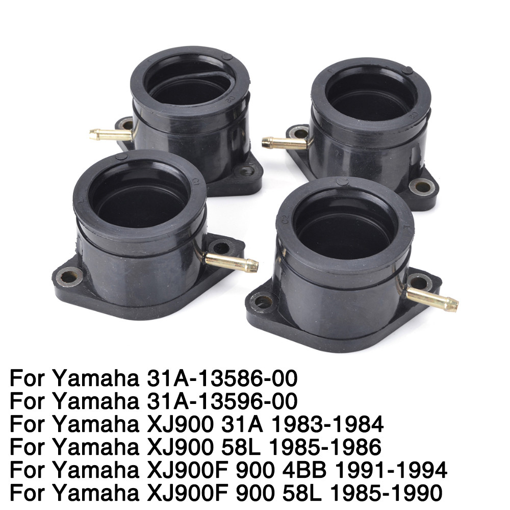 MOTORCYCLE 4PCS CARBURETOR INTERFACE ADAPTER FOR YAMAHA XJ 900 XJ900 31A 58L XJ 900F XJ900F 900 4BB