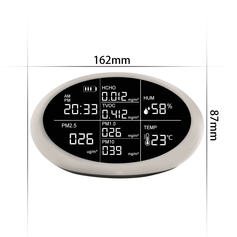 MINI SMART CO2 METER AIR QUALITY TESTER PM2.5 DETECTOR PARTICLE DUST AIR QUALITY METER DIGITAL AIR