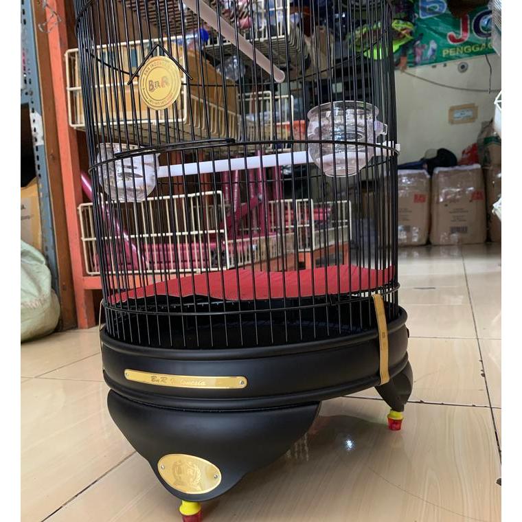 SANGKAR KANDANG LOVBIRD BNR BLACK DOFF