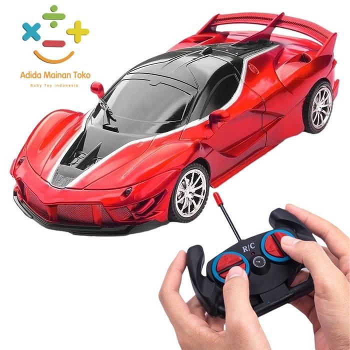 Miniso - Mainan Anak Mobil Remote Control Sports Car 1:18 Scale High Speed Electric Toy Vehicle
