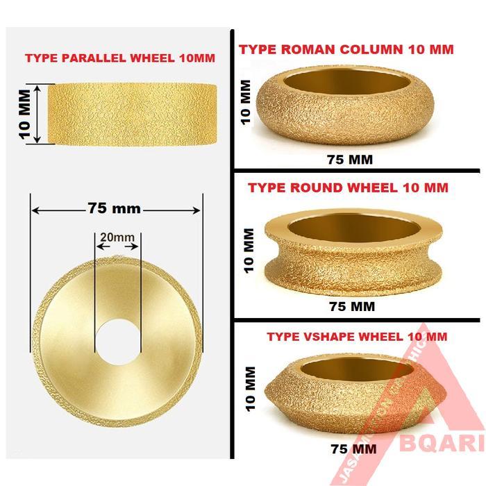 Mata Profil Granit / Mata Gerinda Bullnose / Diamond Grinding Wheel