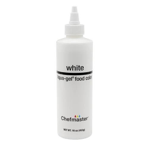 READY Chefmaster Chef Master Liqua Gel Liqua-Gel 16 Oz White Besar