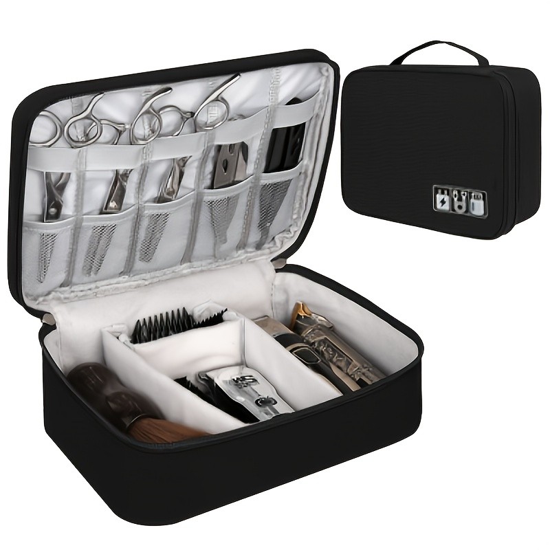 Professional Barber Tool Storage Organizer Hairdressing Tools ompartment Portable For Barber Storage