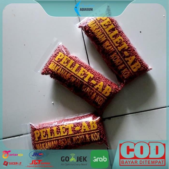 Makanan Ikan Pelet 5Mm Koki Koi Lele Warna Merah 5Mm Ukuran Pellet-Ab