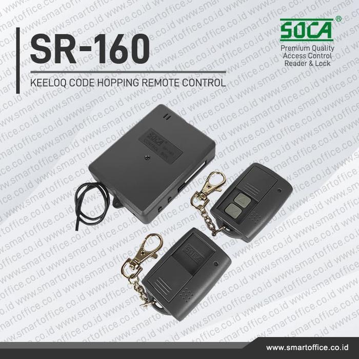 Cunda Shop - Soca Keeloq Code Hopping Remote Control, 2 Remote, Sr160 Terbaru 