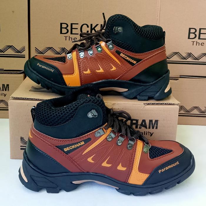 Paramount Beckham Boots Tan Orange Sepatu Gunung Hiking Pria Outdoor