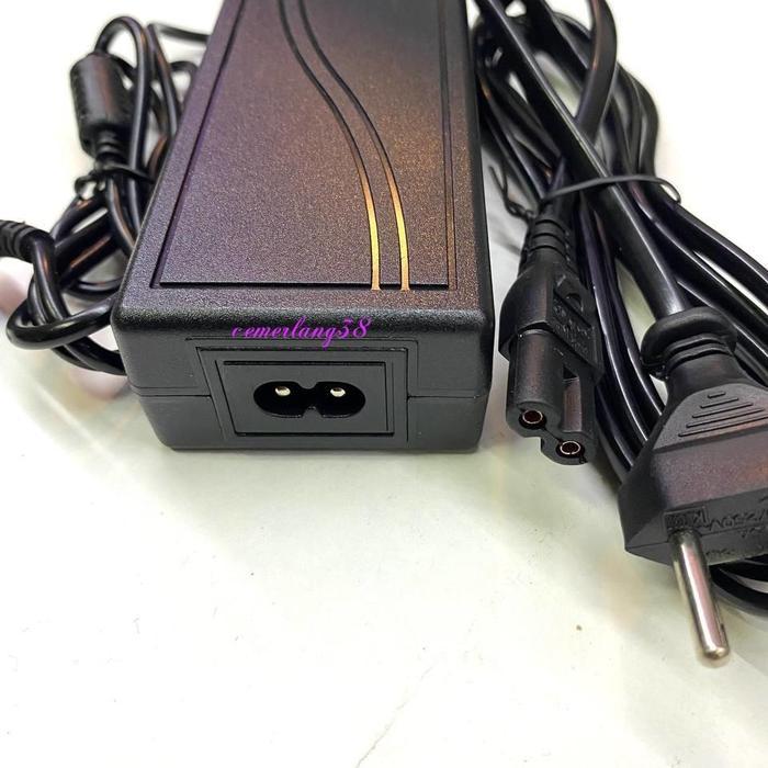Ac / Dc Adapter 12V 4A Adaptor Dvr / Cctv 4A 12V + Kabel Power 12 V #Gratisongkir