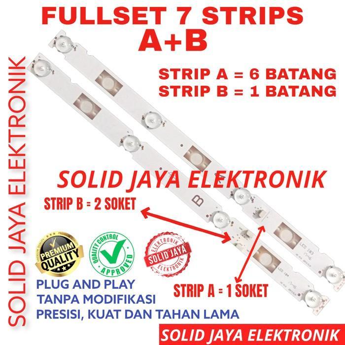 BACKLIGHT TV LED SONY 48 INC KDL 48W650 48W650 KDL48W650 KDL48W650D KDL-48W650D 48W 650 650D LAMPU