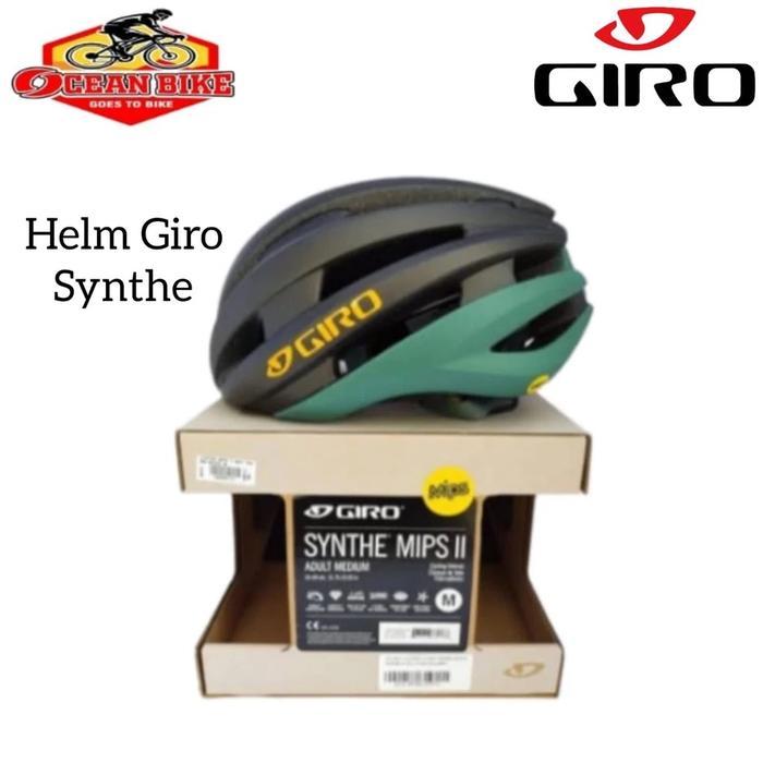 GIRO Syntax Mips Matte Midnight Bars Helmet Helm Sepeda Roadbike
