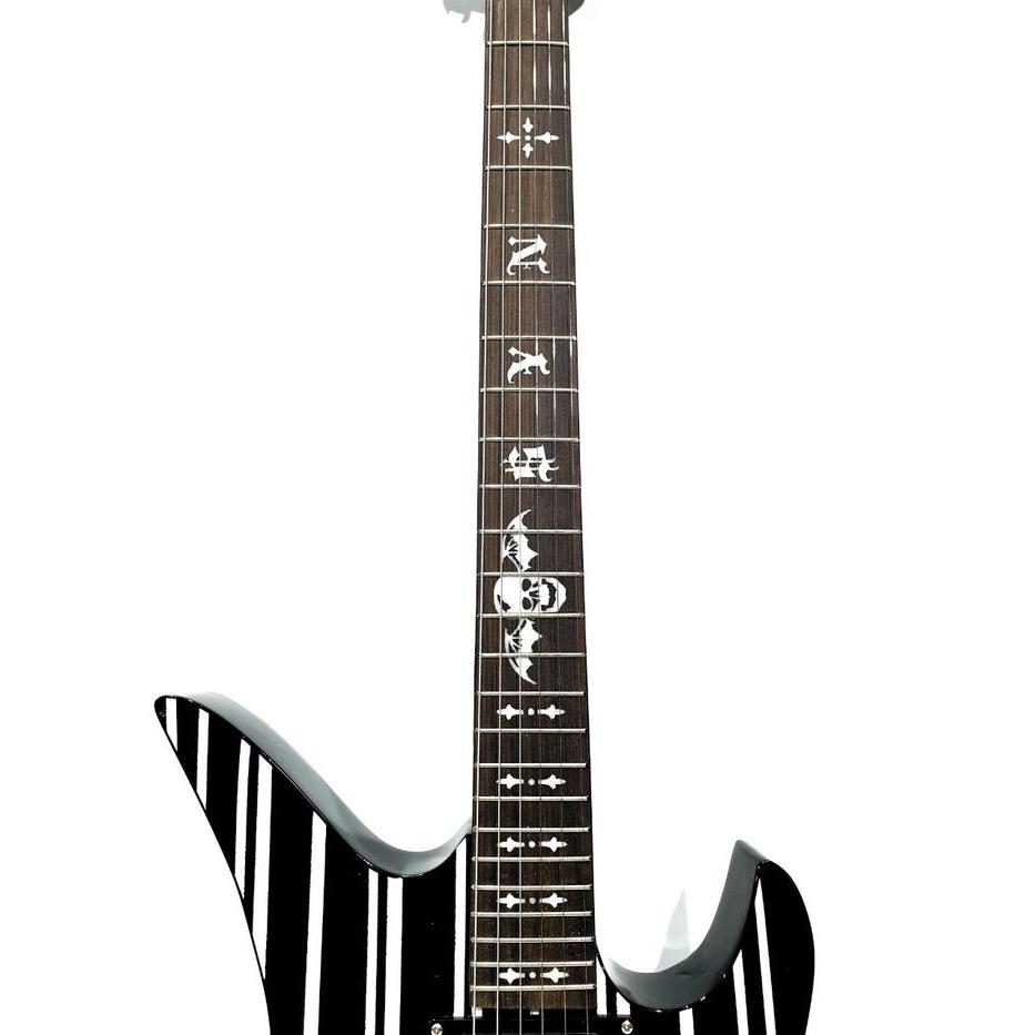 Diskon Gitar Elektrik Schecter Synyster Gates Avenged Black Tas Kabel Jack Original