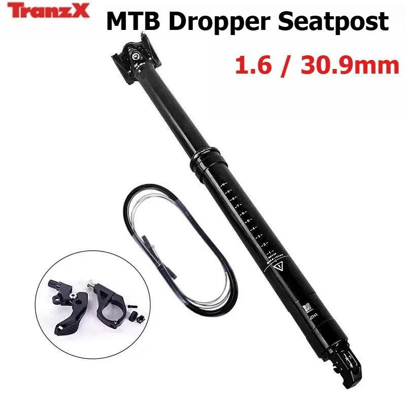 TERBARU TranzX JiuDing Dropper Seatpost Mountain Bike Internal Cable Routing Dropper Seatpost , 30.9