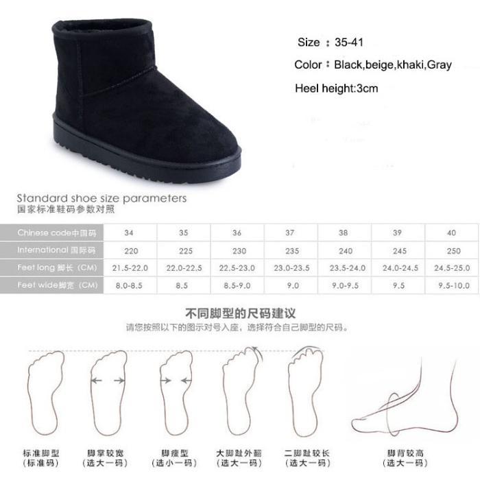 READY Sepatu Boots UGG Winter Suede Bulu Fur Musim dingin Shoes nita Kerja Black