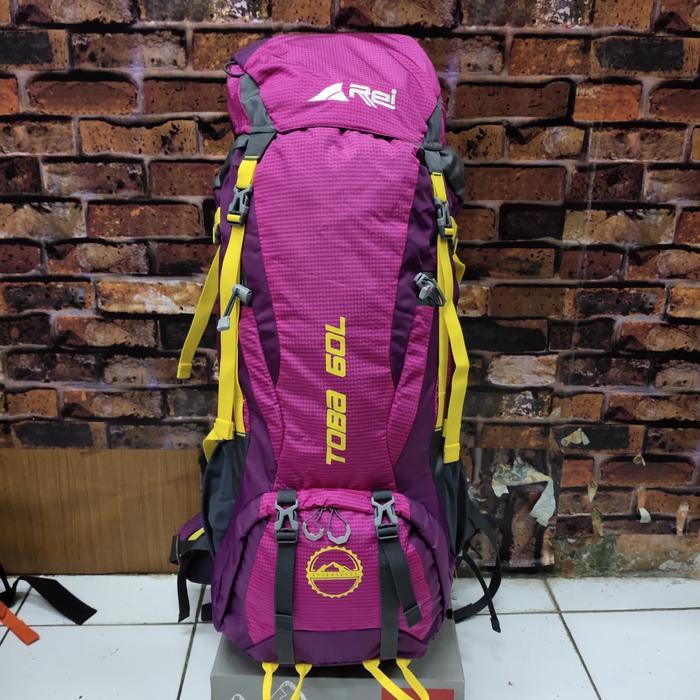 ASLI Carrier Rei Terlaris Tas Gunung Rei Toba Carrier Toba 60L ginal READY STOCK