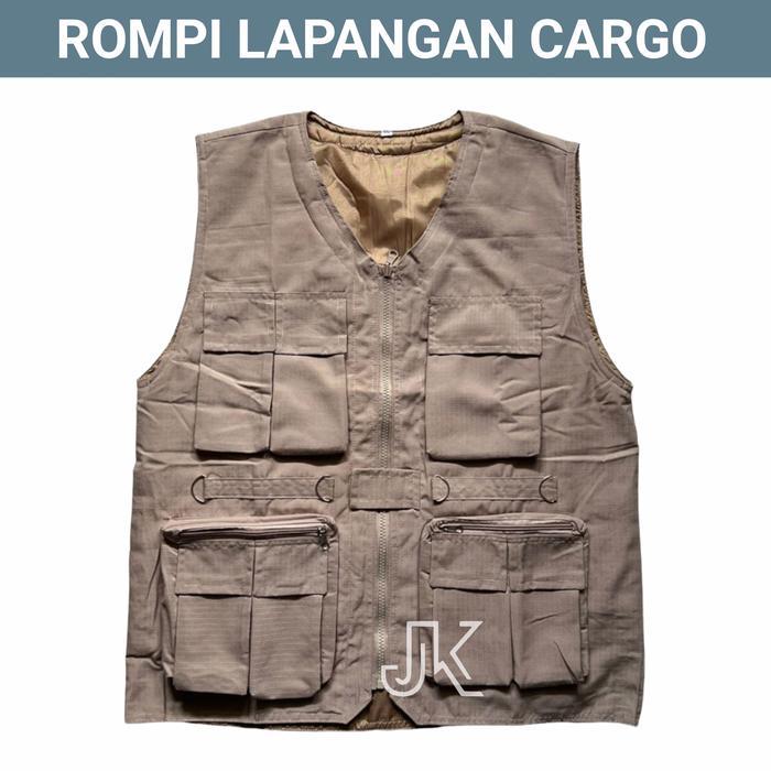 Rompi Lapangan Bahan Ripstop - Vest - Tactical - Wartawan - Proyek
