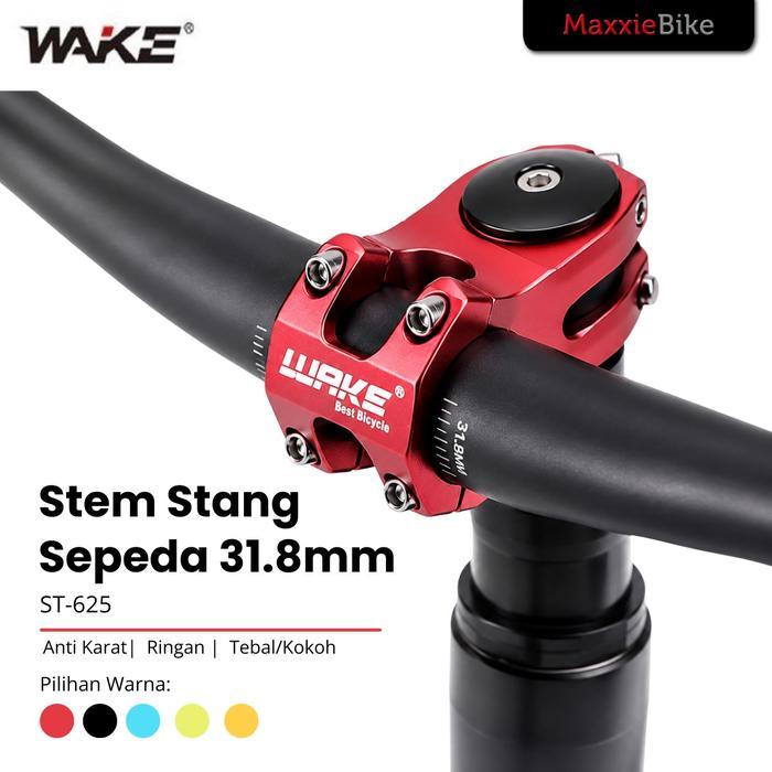 Pacific - Wake Stem Stang Sepeda Oversize Os Alloy 31.8Mm Mtb Roadbike Downhill Sport Outdoor