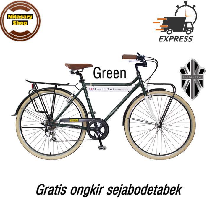 Sepeda onthel London Taxi CRB M 700 C | London Taxi City Bike - Hijau