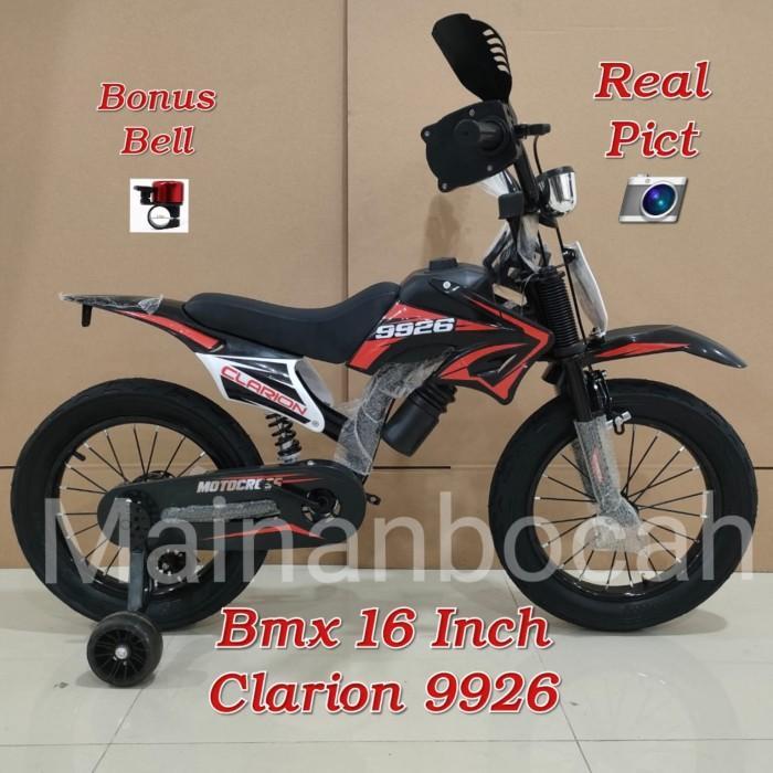 SEPEDA BMX 16 INCH CLARION 9926 MOTORCROSS TERBARU