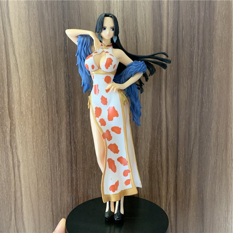 Anime Boa Hancock Cheongsam Sexy Standing Ver. PVC Action Figure OP Luffy Hancock Robin Nami Sanji