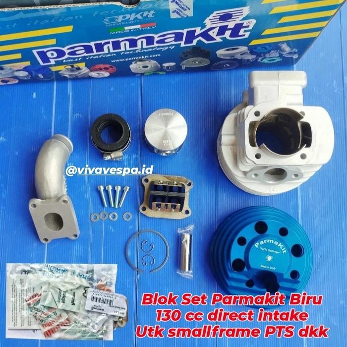 Blok Set Parmakit 130 cc Direct intake utk Vespa PTS